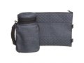 Insulated Weatherproof Tallit and Tefillin Bags  Gray Blue
