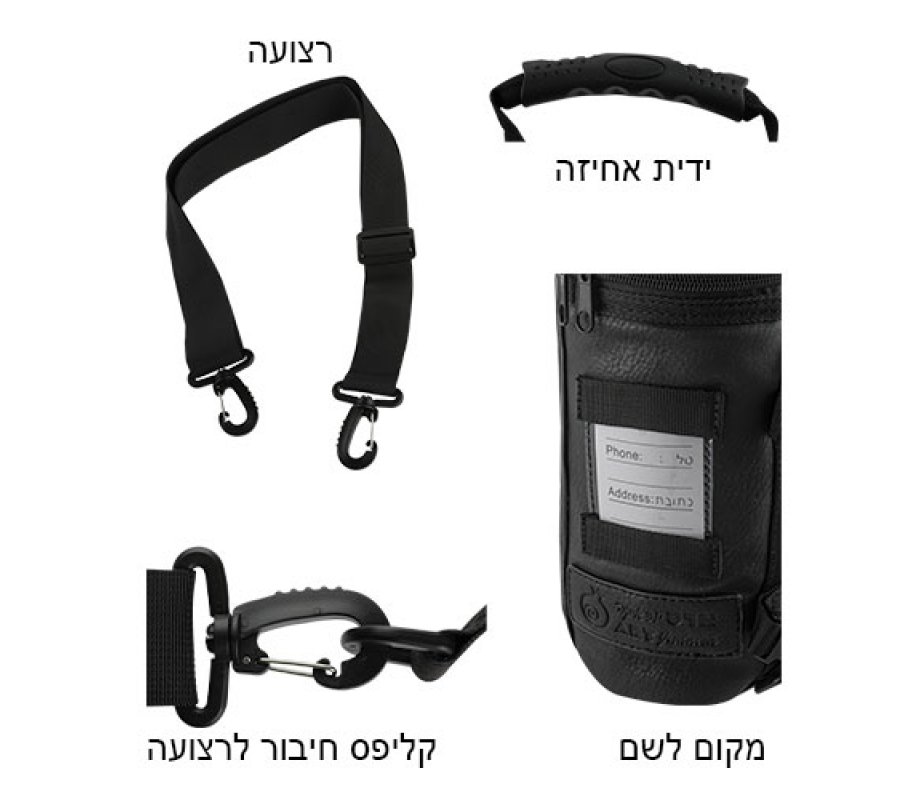 Insulated Weatherproof Tallit and Tefillin Bags with Aaronic Prayer – Gray