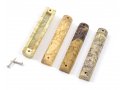 Jerusalem Stone Mezuzah Case, Set of Four with Elongated Shin - 4.7