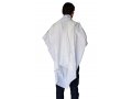 Light Weight Non Slip Gilboa Tallit 100% Wool by Talitnia - White Stripes