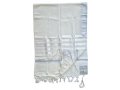 Non Slip Barak Tallit 100% Wool by Talitnia - Silver Stripes