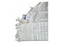 Non Slip Barak Tallit 100% Wool by Talitnia - White Stripes