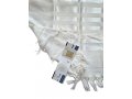 Non Slip Barak Tallit 100% Wool by Talitnia - White Stripes