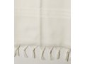 Wool Tallit Katan Kosher with White Stripes by Talitnia